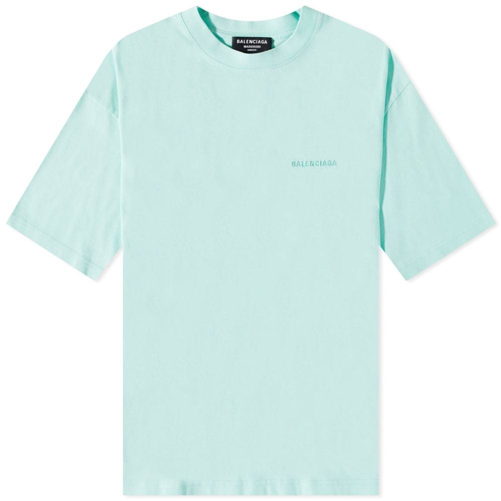 Balenciaga Embroidered Back Logo Tee Balenciaga