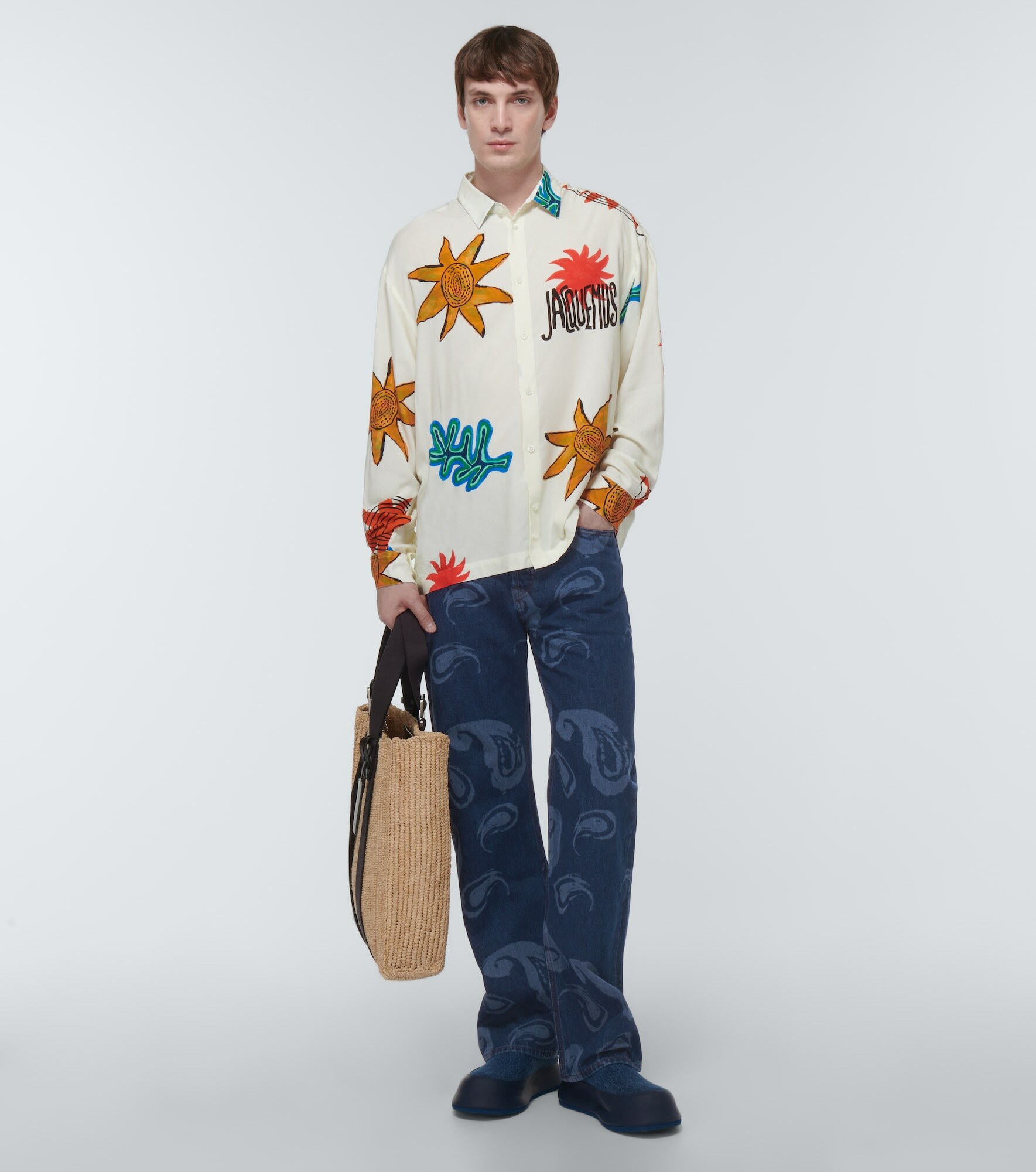 Jacquemus - Le De Nîmes Suno printed jeans Jacquemus