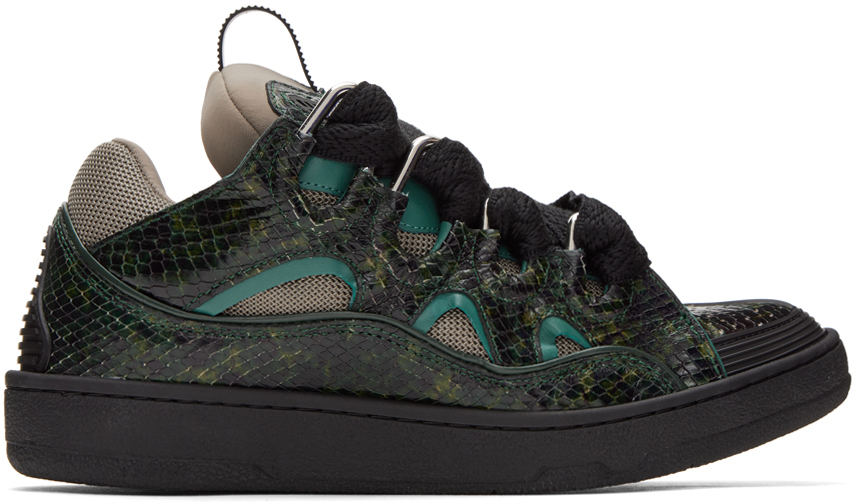 Lanvin Green Curb Sneakers Lanvin