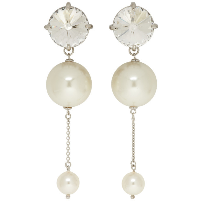 miu miu pearl earrings