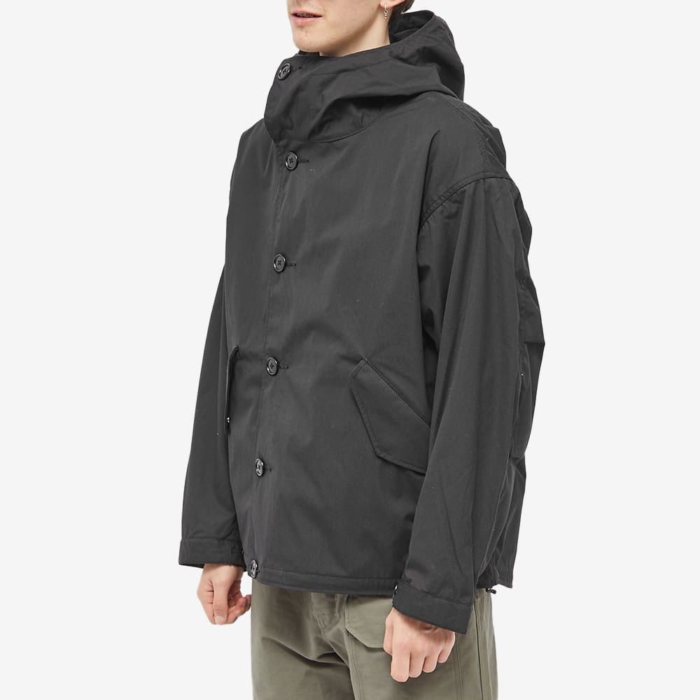 Nanamica Men's Hooded Parka Jacket in Black Nanamica