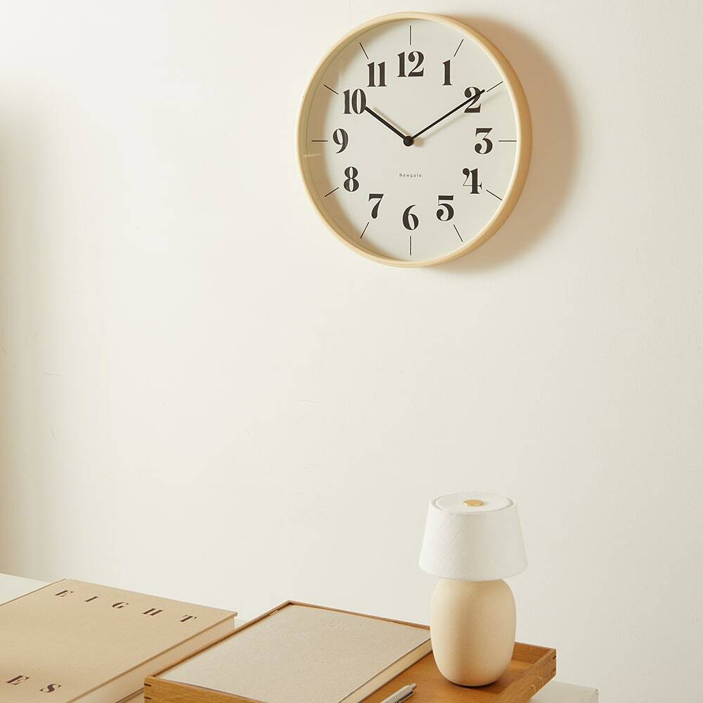 Newgate Clocks Hopscotch Wall Clock in Pale Plywood Newgate Clocks