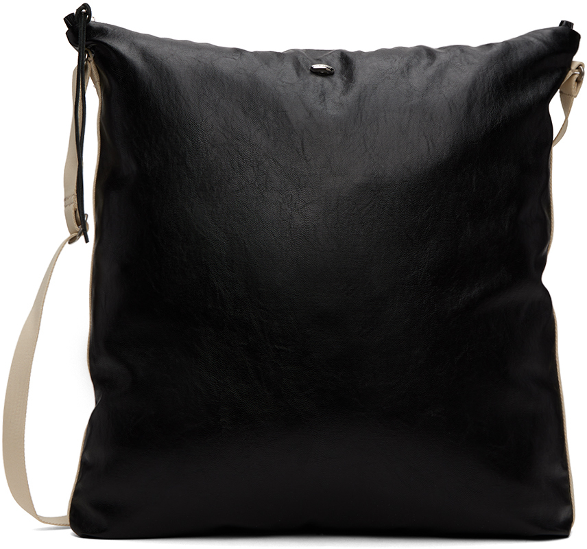 Our Legacy Black Capo Faux-Leather Tote Our Legacy