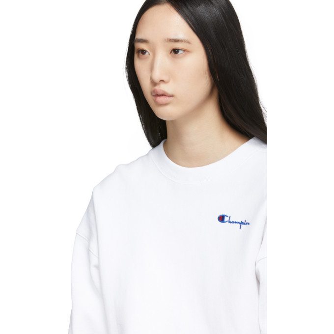 champion cut off sweatshirt