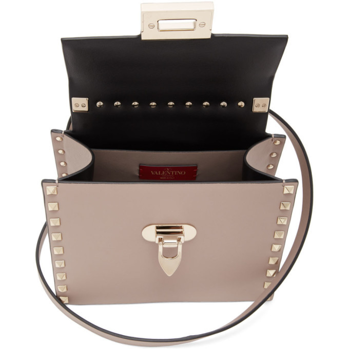 valentino garavani rockstud top handle bag