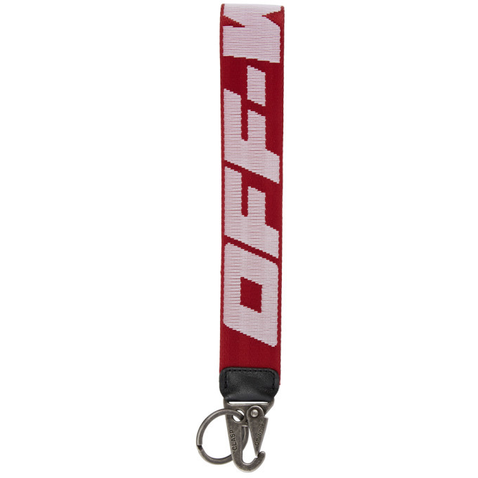 Off-White Red Industrial 2.0 Keychain Off-White