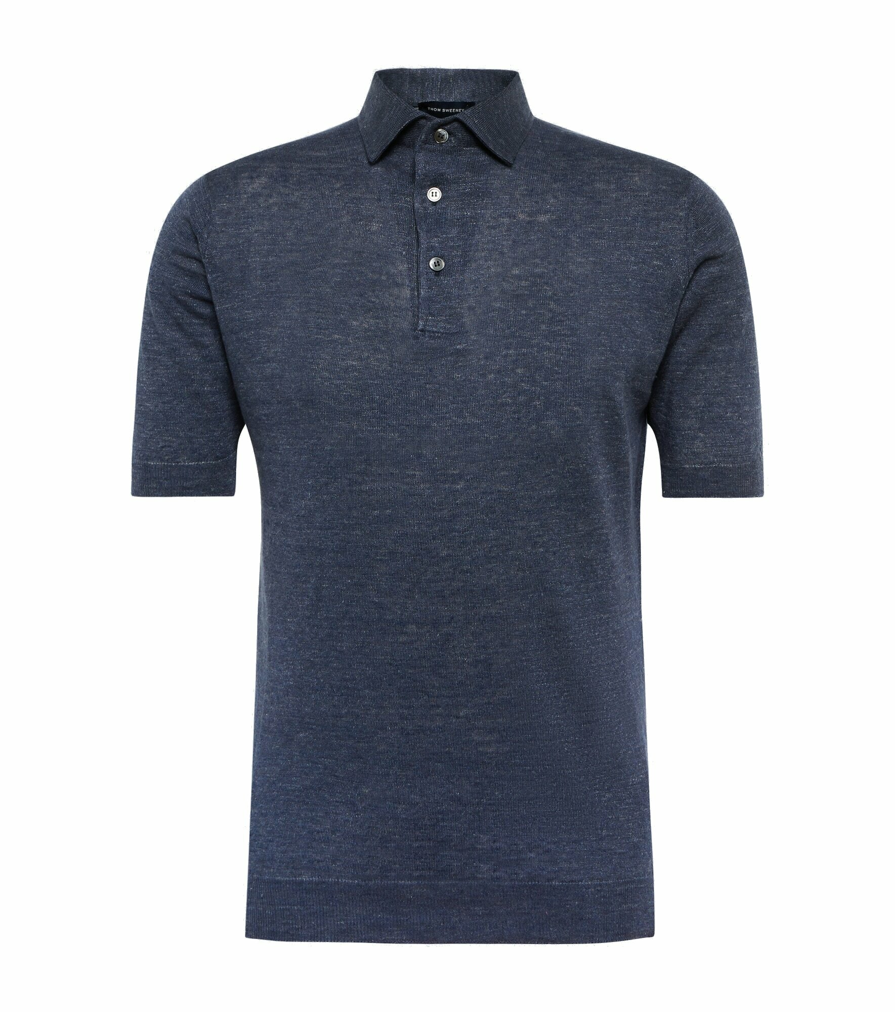 Thom Sweeney - Linen and cotton polo shirt Thom Sweeney