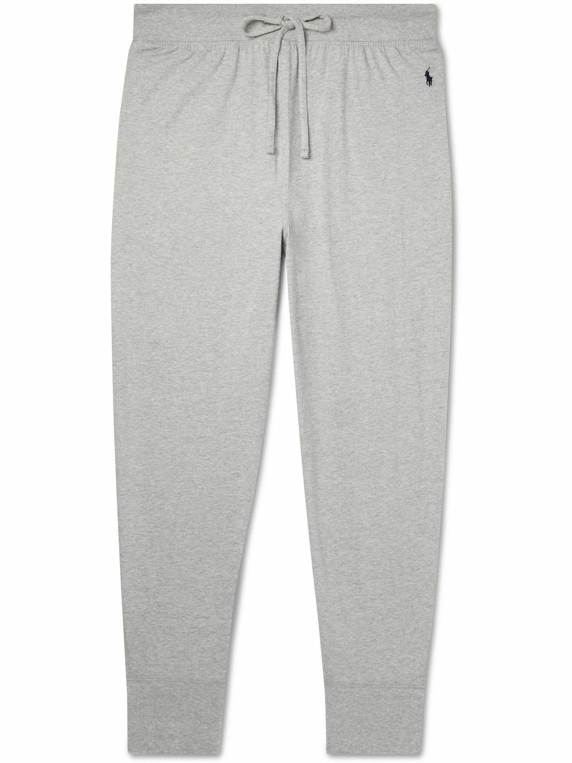 Polo Ralph Lauren - Tapered Cotton-Jersey Sweatpants - Gray Polo Ralph ...