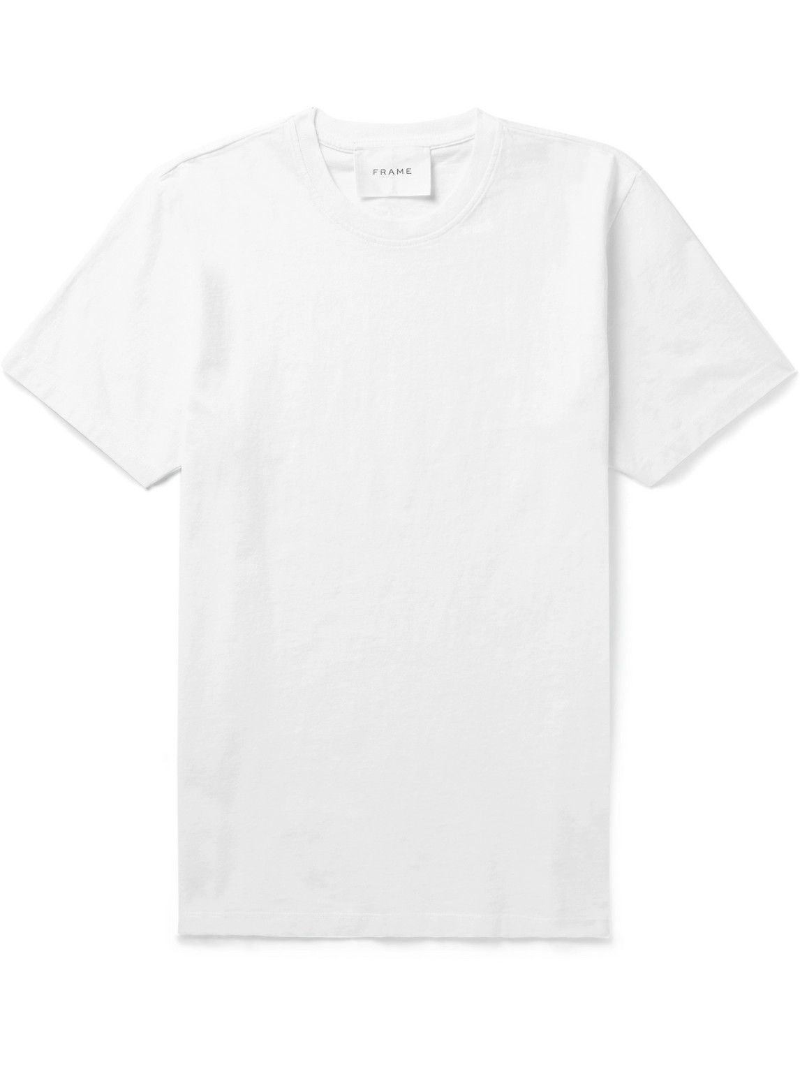 FRAME - Cotton-Jersey T-Shirt - White Frame Denim