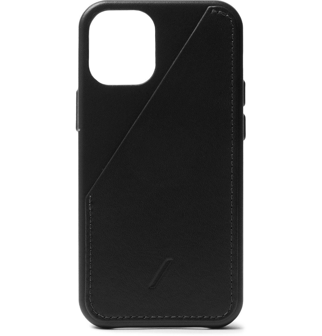 Native Union Clic Card Leather Iphone 12 Mini Case Black Native Union