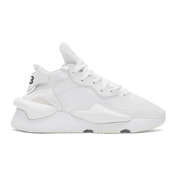 Y-3 White Kaiwa Sneakers Y-3