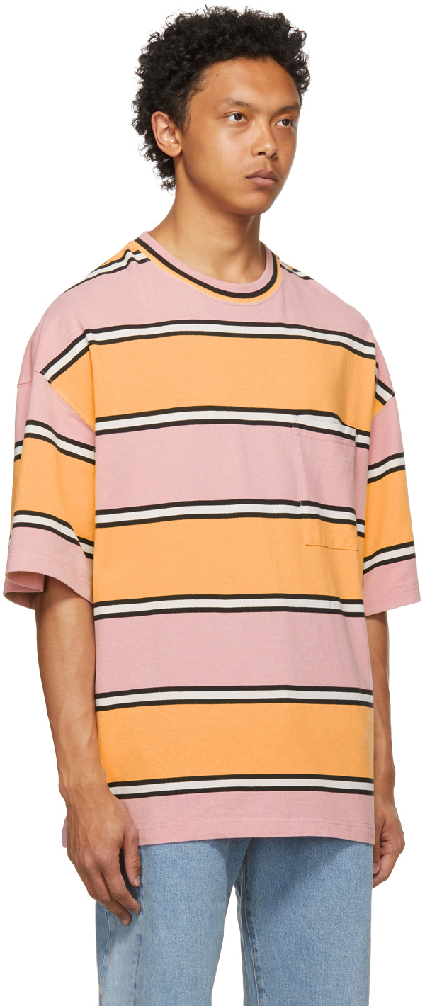 Levi's Vintage Clothing Orange & Pink 80's Wide T-Shirt Levi's Vintage
