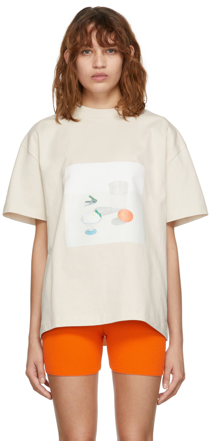 jacquemus t shirt beige