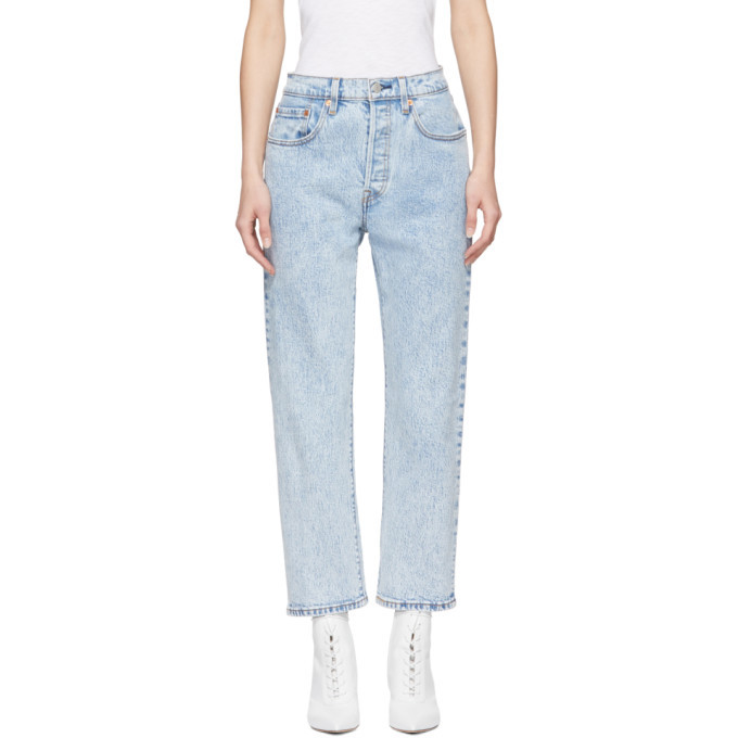 cropped levis