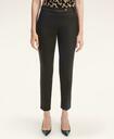 Brooks Brothers Women's Wool Flannel Pants | Brown