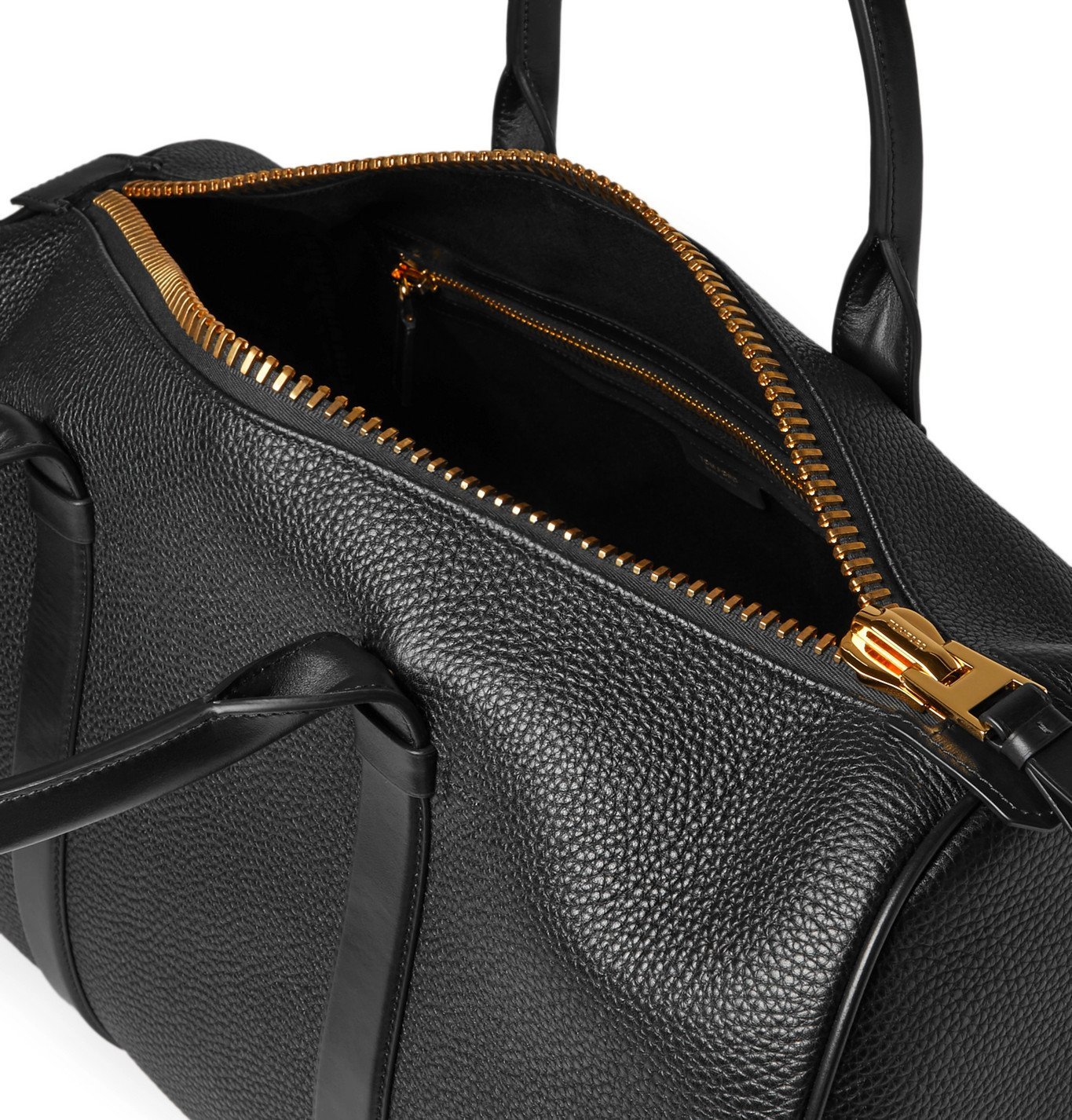 TOM FORD - Buckley Pebble-Grain Leather Holdall - Black TOM FORD