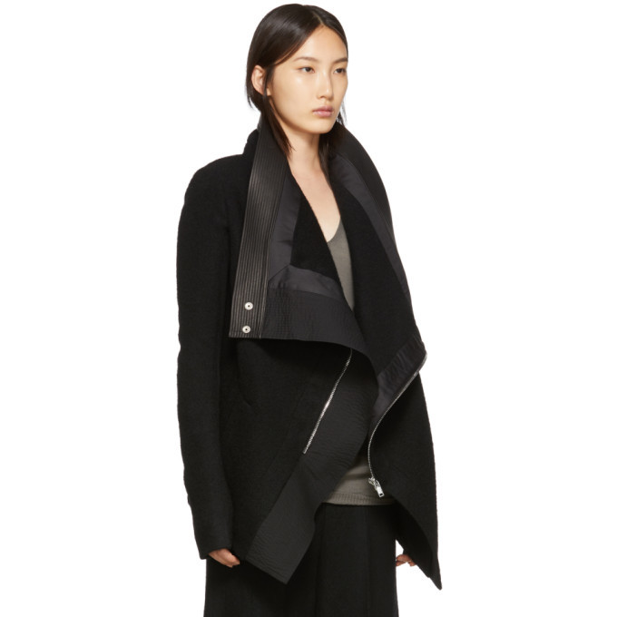 Rick Owens Black Exploder Coat Rick Owens