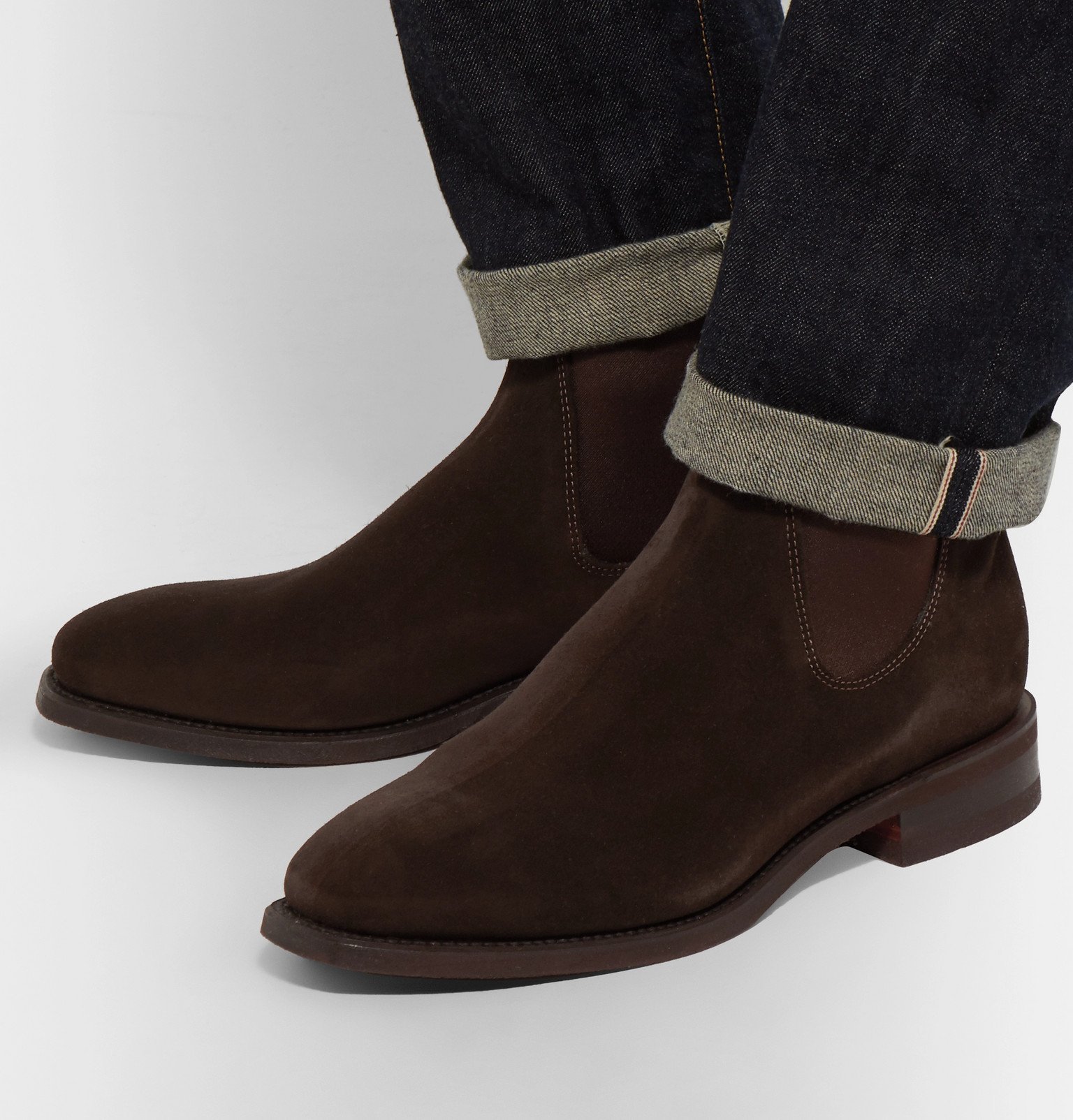 rm williams suede chelsea boot