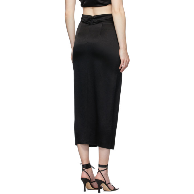 nanushka samara satin midi skirt