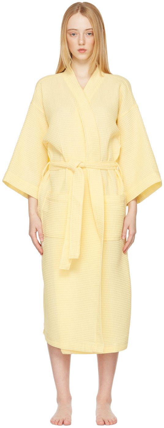HAY Yellow Waffle Bath Robe HAY