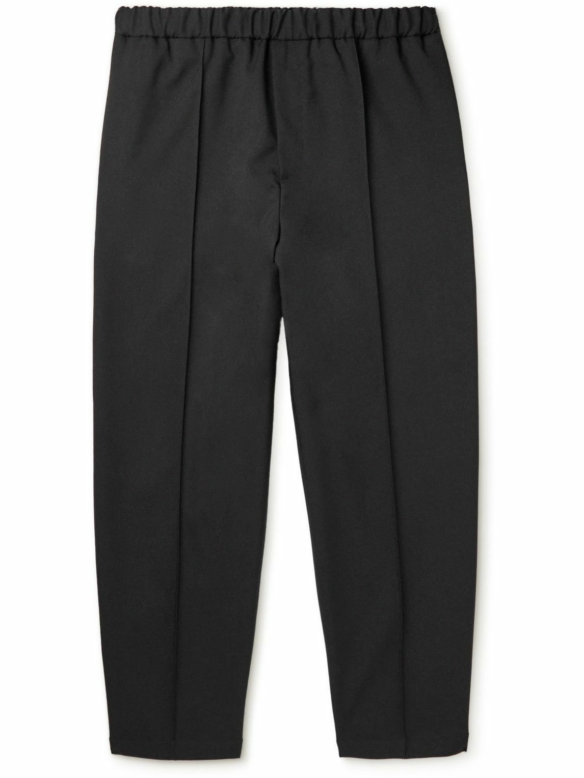 Photo: Jil Sander - Tapered Cropped Recycled Gabardine Trousers - Black