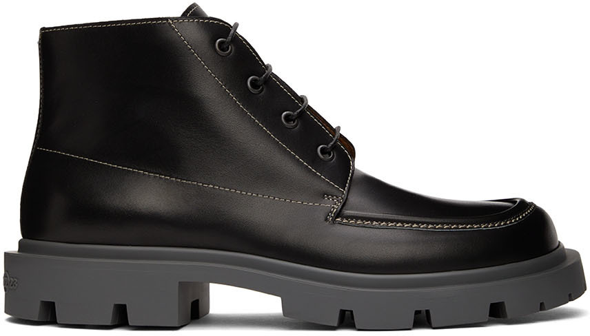 maison margiela lace up boots