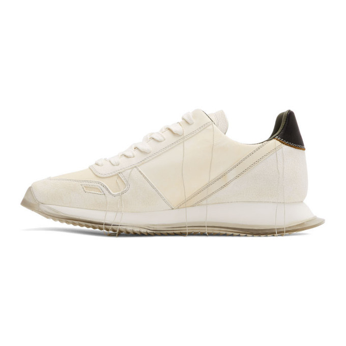 White Vintage Runner Sneakers Rick Owens