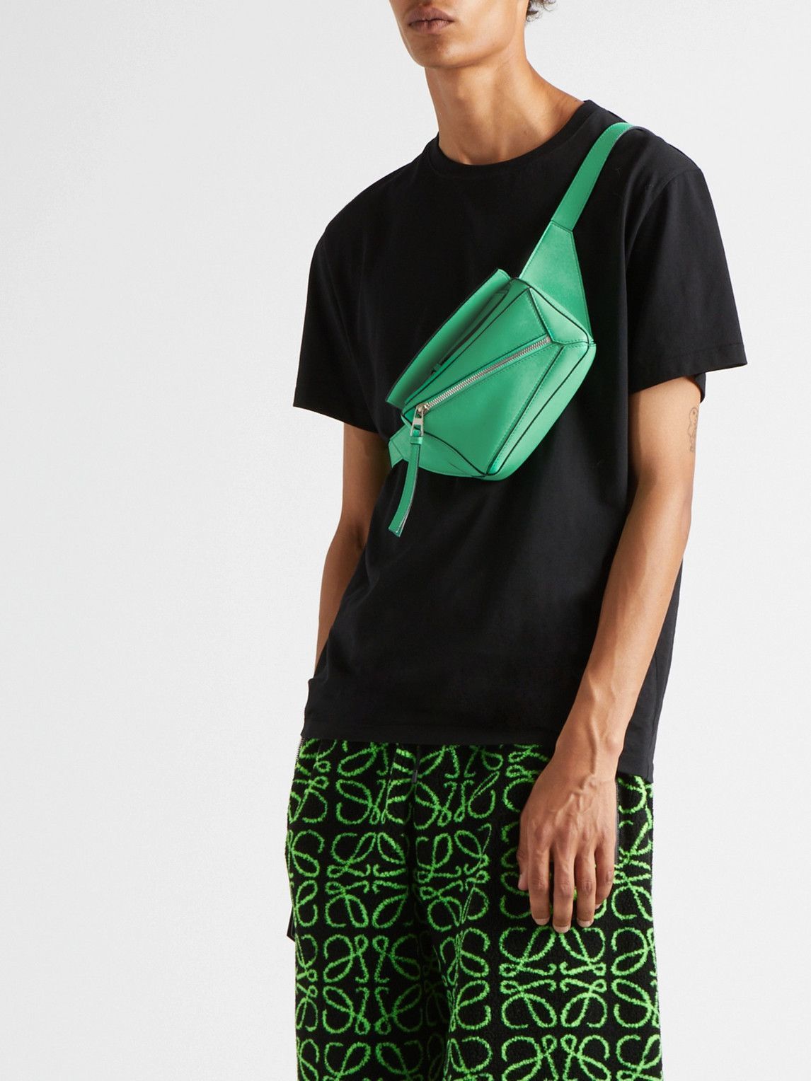 Loewe Puzzle Mini Leather Belt Bag Loewe