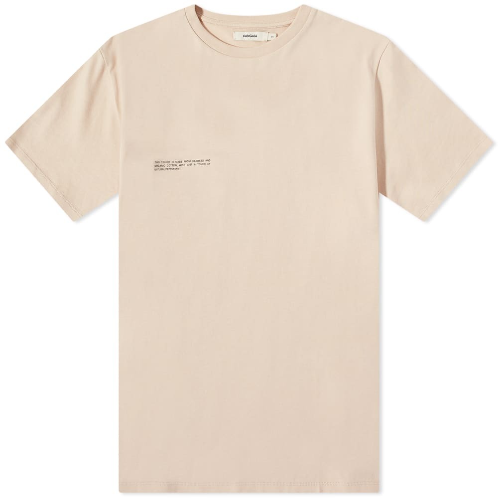 Pangaia Organic Cotton C-Fiber T-Shirt in Sand Pangaia