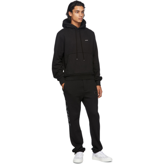 Amiri Black Classic Logo Hoodie Amiri