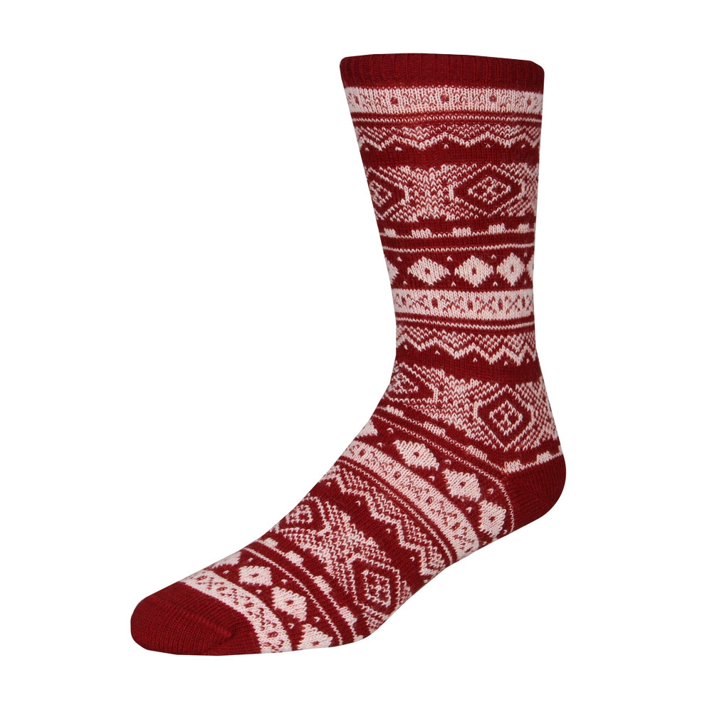 Socks - Fairisle Red