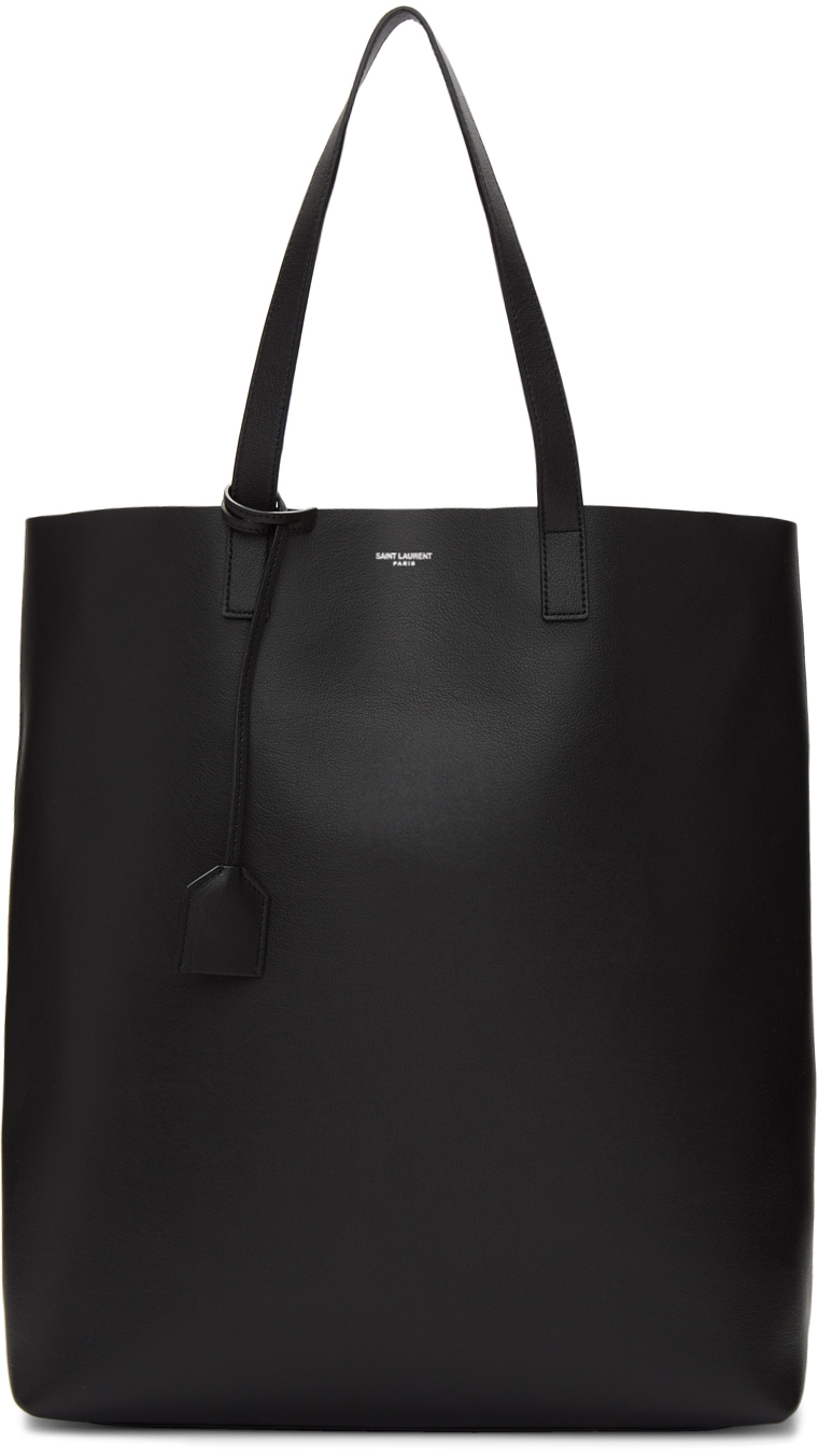 Saint Laurent Black North/South Shopping Tote Saint Laurent