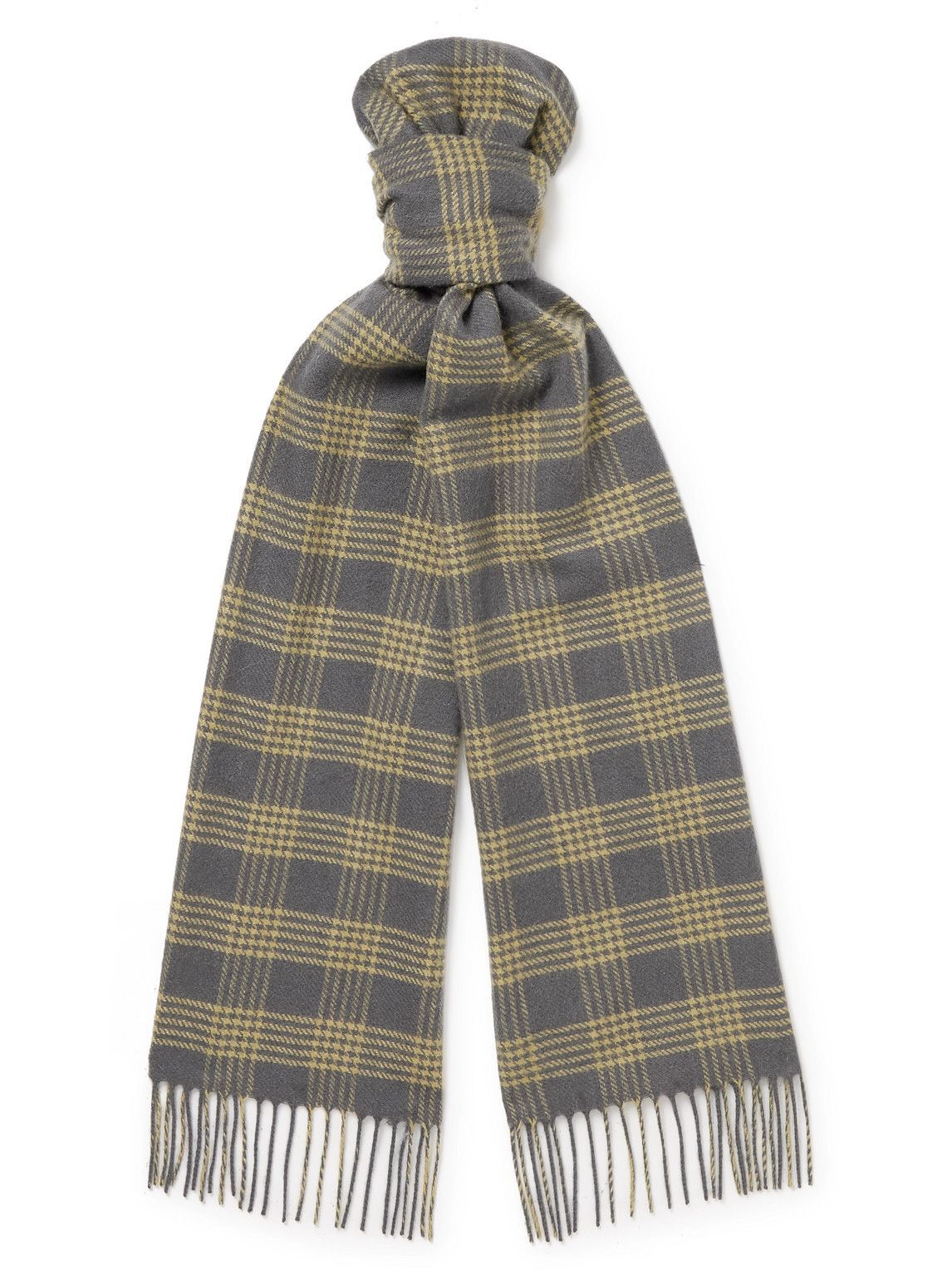 Johnstons of Elgin EveryYarn Fringed Cashmere Scarf Johnstons of Elgin