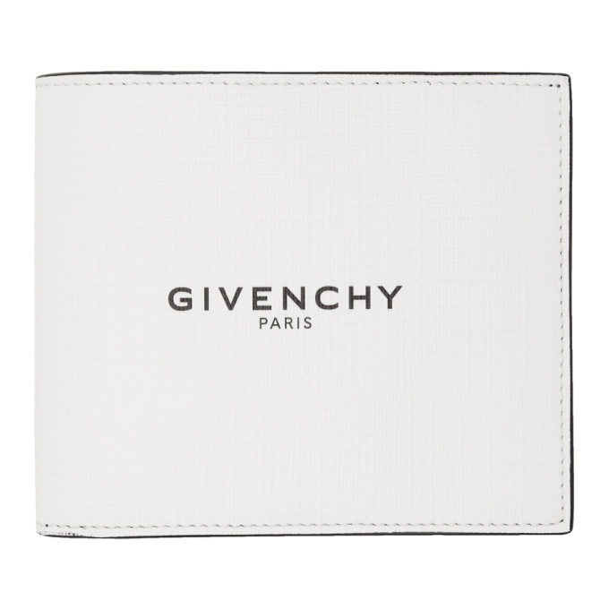 Givenchy White Glow-In-The-Dark Logo Wallet Givenchy