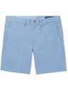 Polo Ralph Lauren - Straight-Leg Cotton-Blend Twill Bermuda Shorts - Blue