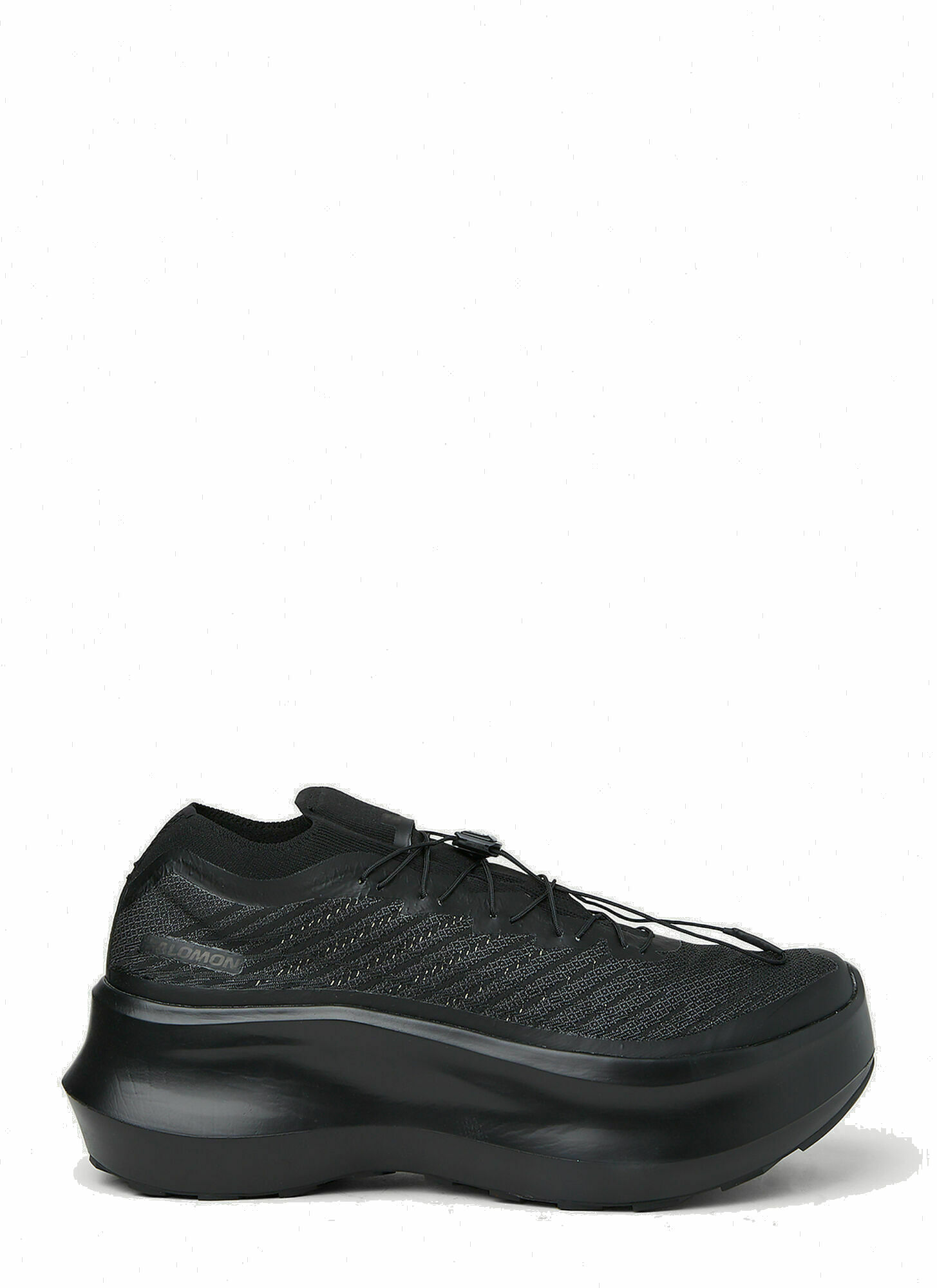 Photo: Comme Des Garçons x Salomon - Pulsar Platform Sneakers in Black
