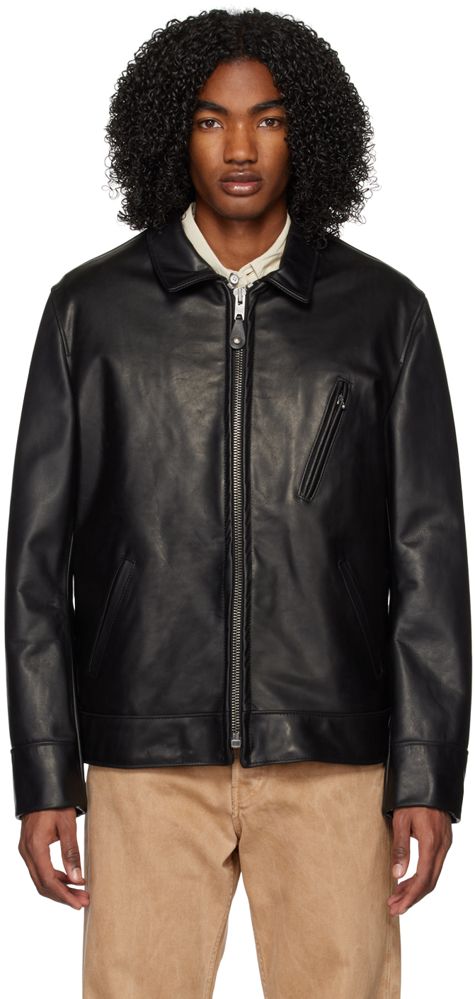 Schott Black 576 Leather Jacket Schott