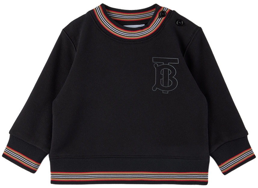 Photo: Burberry Baby Black Monogram Sweatshirt