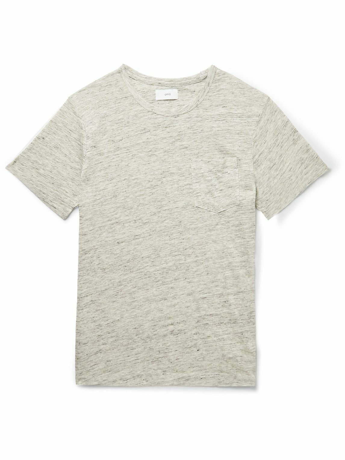 Onia - Linen T-Shirt - Gray Onia