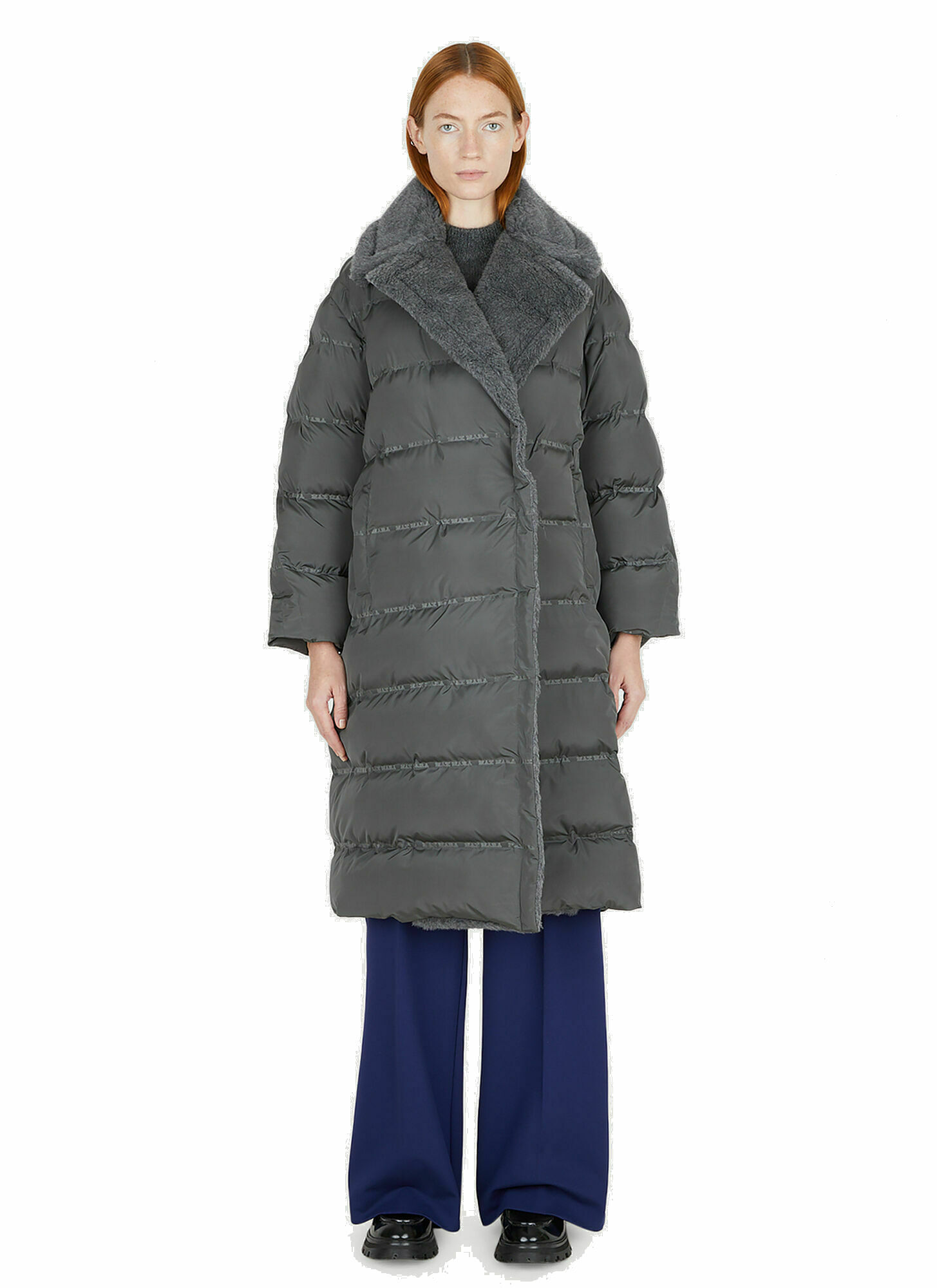 Frisia Padded Coat in Grey Max Mara