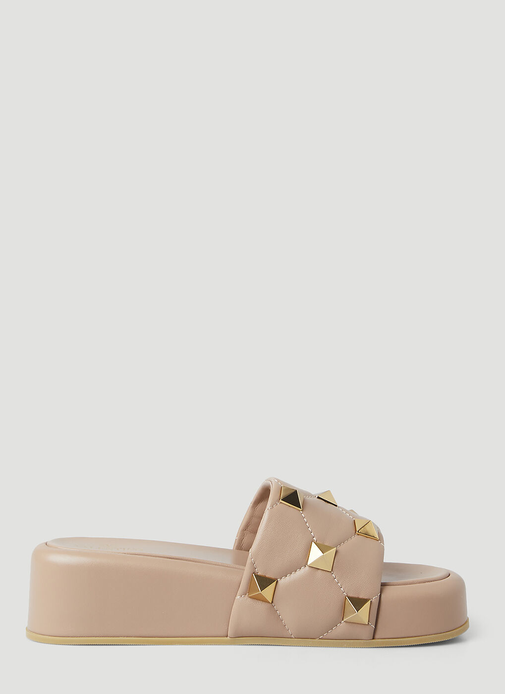 valentino rockstud platform sandals