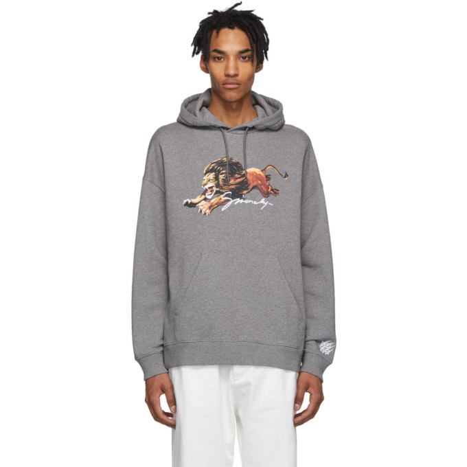 Givenchy Grey Leo Hoodie Givenchy