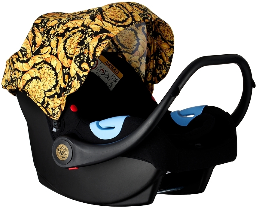 Versace Black & Gold Barocco Smartie 2.0 Car Seat Versace