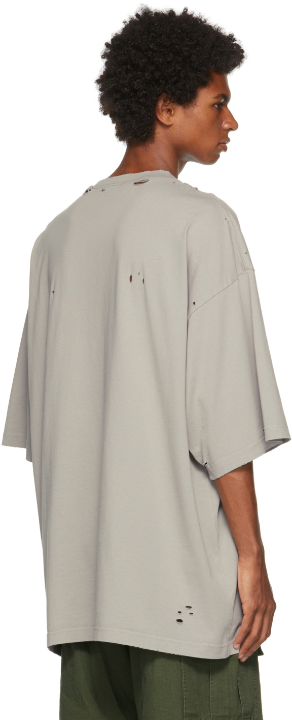 balenciaga distressed t shirt