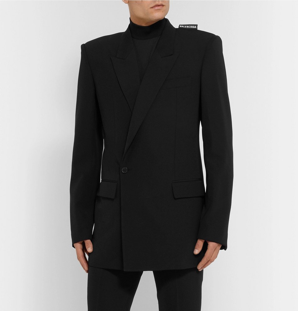 Balenciaga - Black Twill Suit Jacket - Black Balenciaga