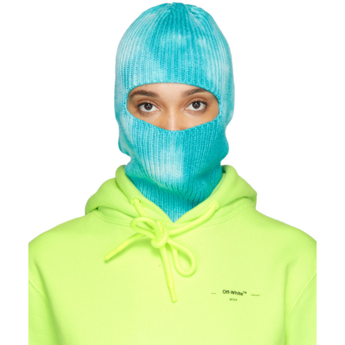 Off-White Blue Knit Balaclava Off-White