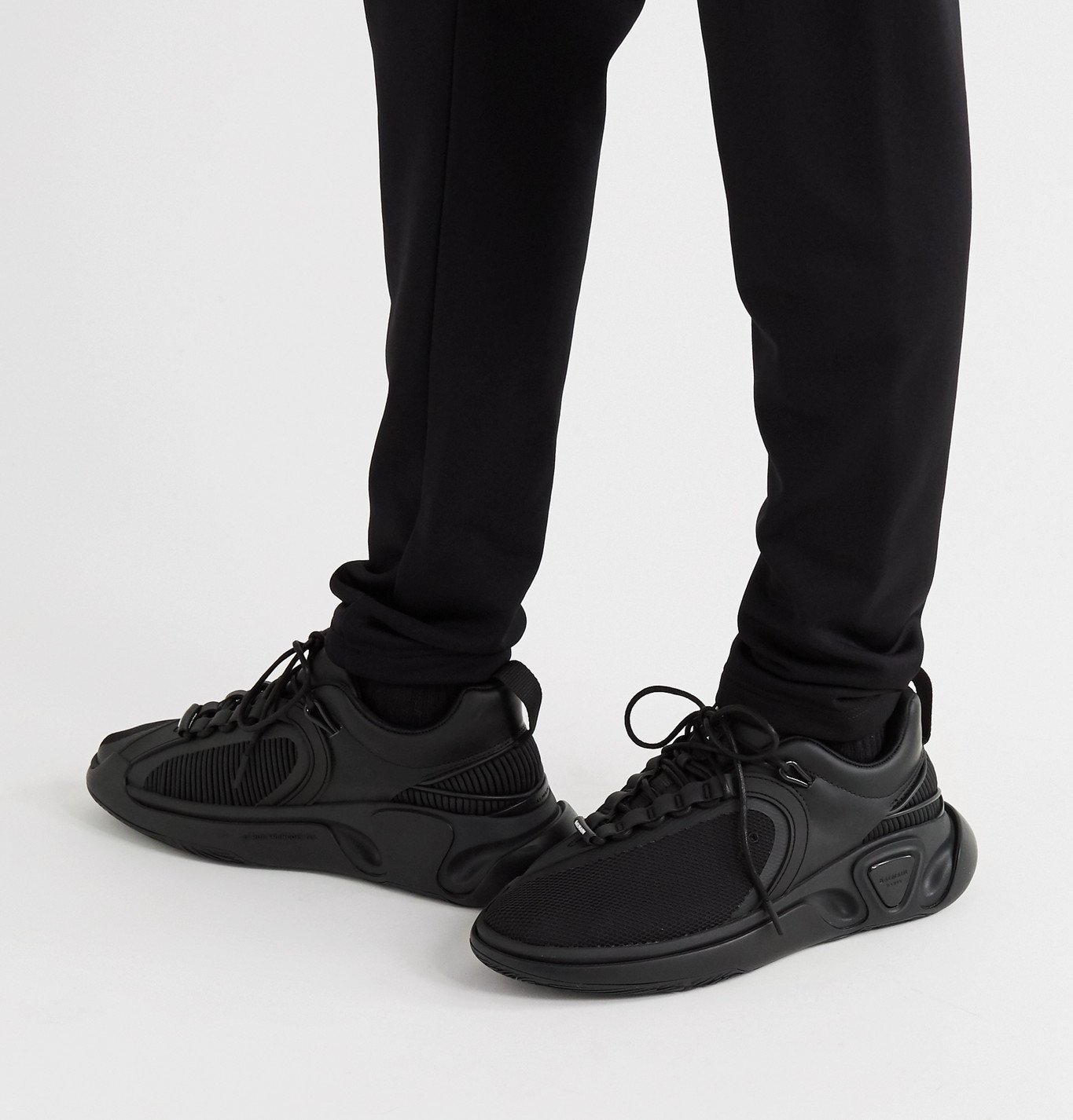 Balmain - B-Runner Nylon and Mesh Sneakers - Black Balmain
