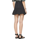 Isabel Marant Etoile Black Denim Coati Miniskirt