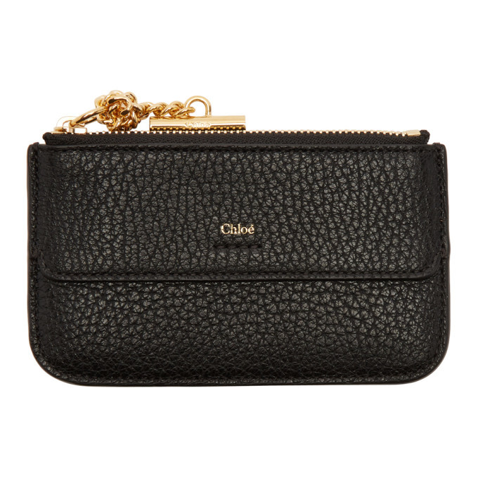 chloe zip card holder