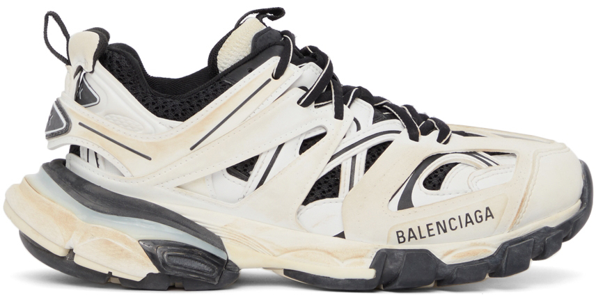 balenciaga shoes black white